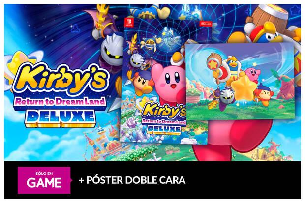 Kirby's Return to Dream Land Deluxe reserva en GAME y llvate gratis de regalo pster a doble cara exclusivo