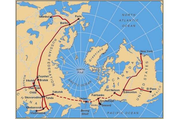 Dise�o del t�nel por el estrecho de Bering