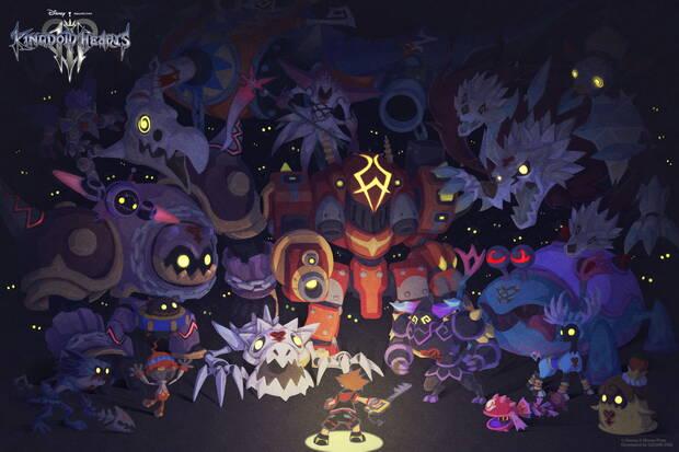 Kingdom Hearts III celebra Halloween con esta preciosa ilustracin Imagen 2