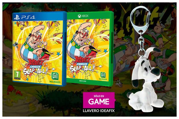 Llavero Ideafix de regalo al reservar Asterix & Obelix: Slap Them All en GAME.