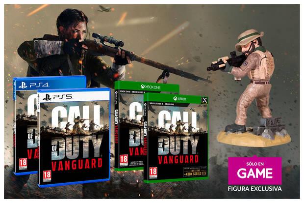 Figura exclusiva de regalo con la reserva de Call of Duty: Vanguard en GAME.