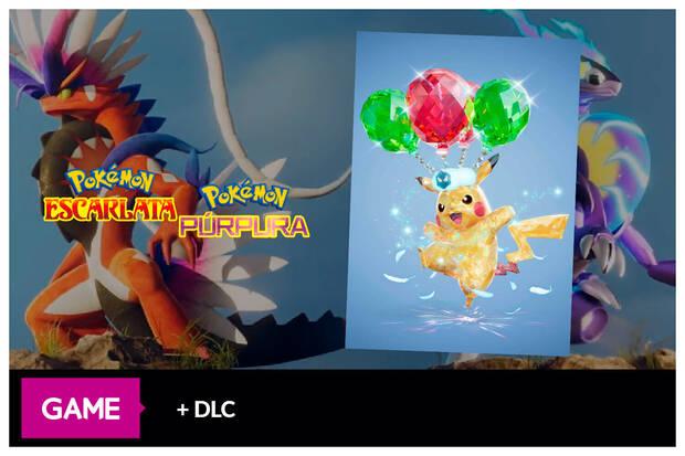 Pokmon Escarlata y Prpura para reservar en GAME con regalo de pster y DLC exclusivos