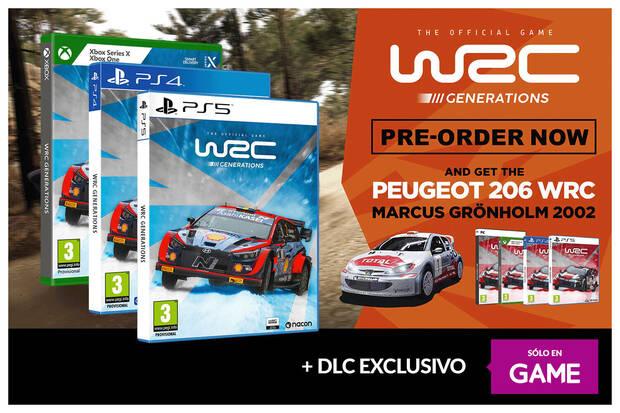 WRC Generations con DLC exclusivo por la reserva en GAME