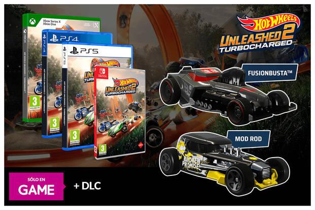 Reserva Hot Wheels Unleashed 2 en GAME con DLC de regalo extra