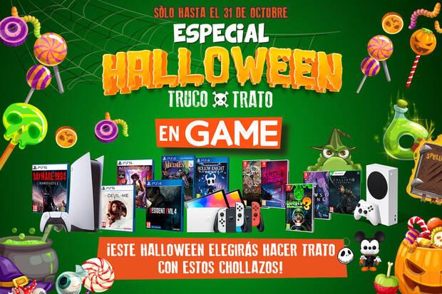 Ofertas GAME Halloween 2023 descuentos en juegos, packs de consola y ms