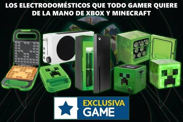 Electrodomsticos Minecraft y Xbox exclusivas GAME ya se pueden reservar