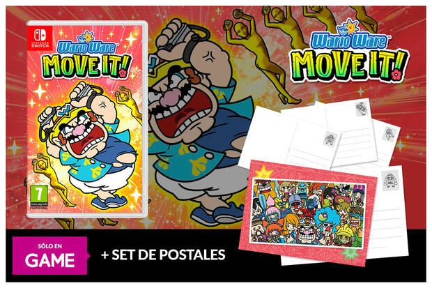 WarioWare: Move It! resrvalo en GAME con set de postales exclusivas del juego