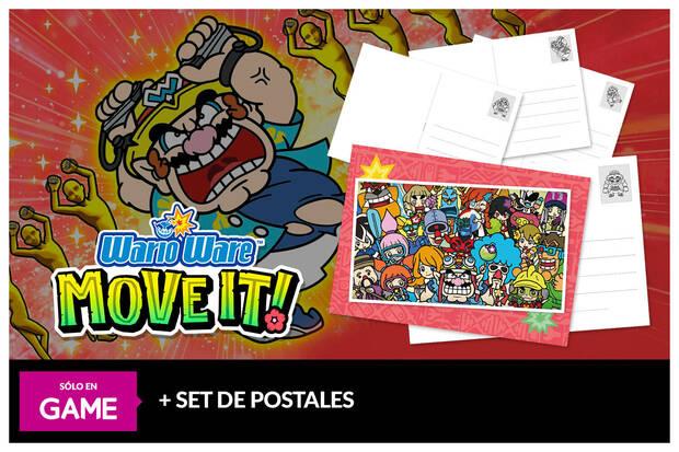 WarioWare: Move It! resrvalo en GAME con set de postales exclusivas del juego