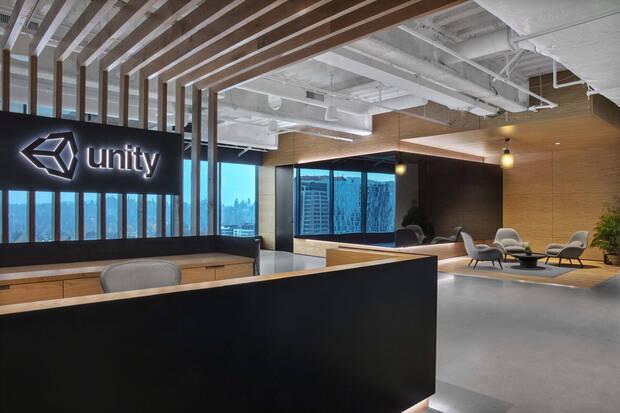 Fotografa de las oficinas de Unity.