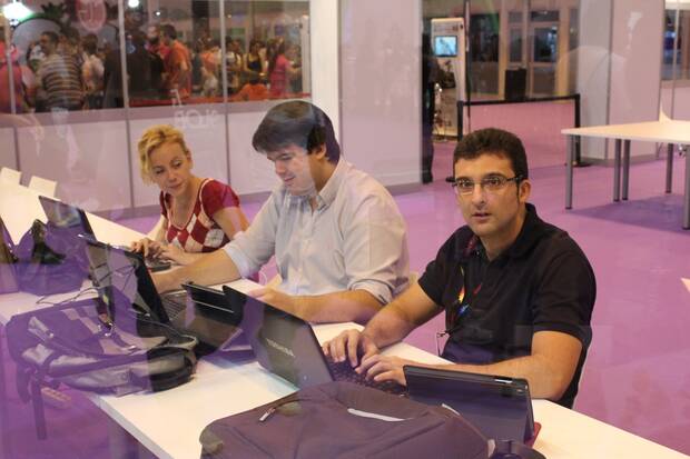Ziran todav�a era un equipo muy reducido durante  la celebraci�n del GameFest en Madrid.