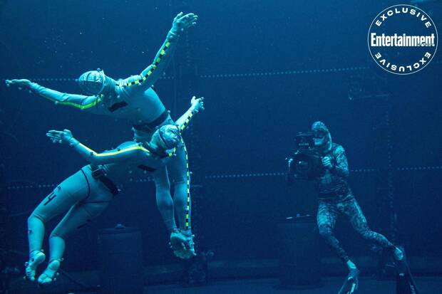 James Cameron filmando Avatar 2
