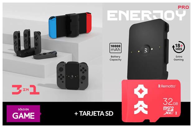 Hazte con la Batería Remotto Enerjpoy de 10.000 mAh para Switch en GAME y llévate un regalo Imagen 3