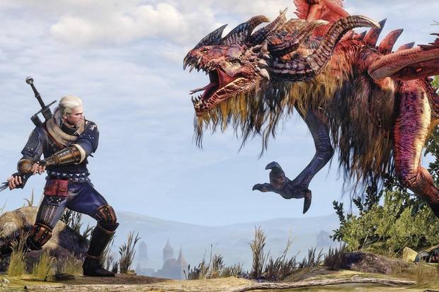 The Witcher 3: Wild Hunt, Geralt, Contrato, Dragón
