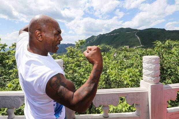 Mike Tyson en su plantación