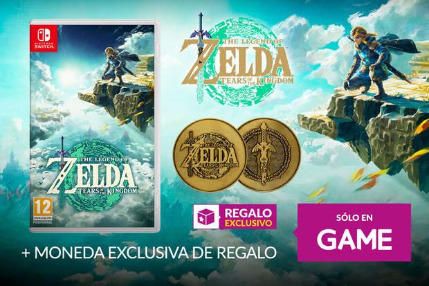 The Legend of Zelda: Tears of the Kingdom reserva en GAME con moneda exclusiva regalo conmemorativo