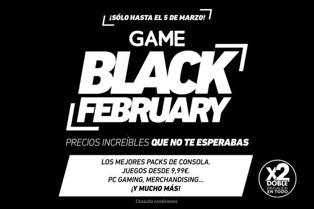 Ofertas GAME Black February hasta el 5 de marzo 2023