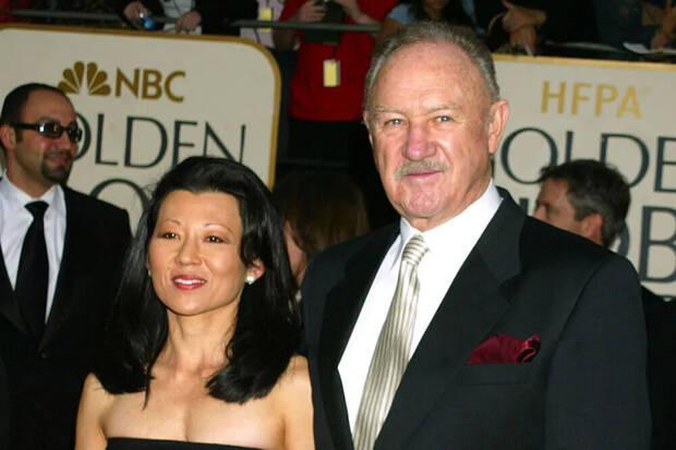 Gene Hackman y su esposa