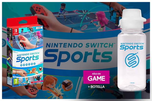 Nintendo Switch Sports en GAME con regalo de botella para el agua con tu reserva