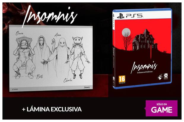 Reserva Insomnis para PS5 en GAME y llvate una lmina gratis