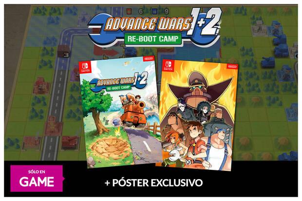 Reserva Advance Wars 1+2: Re-Boot Camp en GAME con pster a doble cara