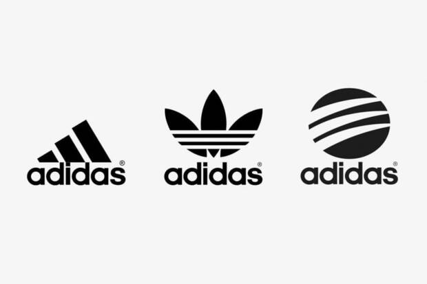 Composici�n de los tres logos modernos de Adidas (S�mbolos Significado)