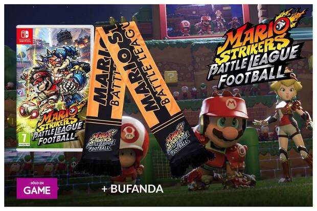 Reserva Mario Strikers: Battle League Football en GAME con bufanda de regalo