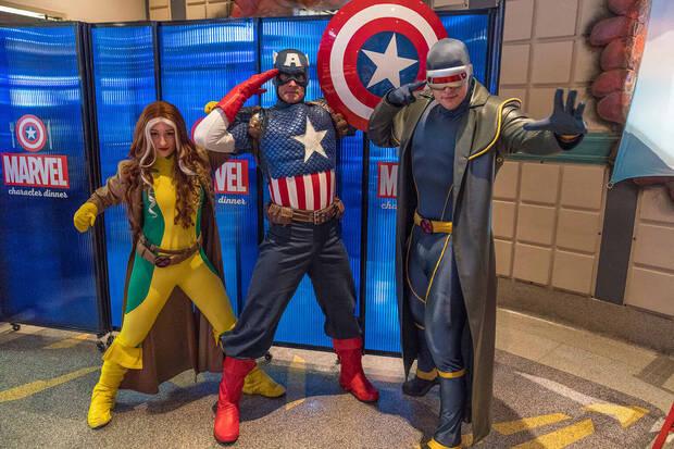Personajes de Marvel en el parque de Universal Orlando