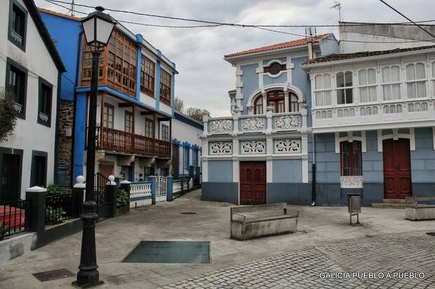 El pueblo pesquero de Redes y sus casas