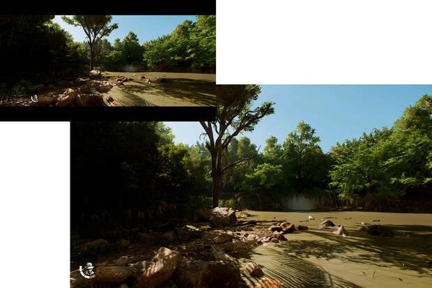 Sin opci�n a elegir entre calidad o rendimiento (el �nico modo funciona a 60 fps), tu gran duda en gr�ficos ser� elegir entre pantalla completa o un formato m�s cinematogr�fico.