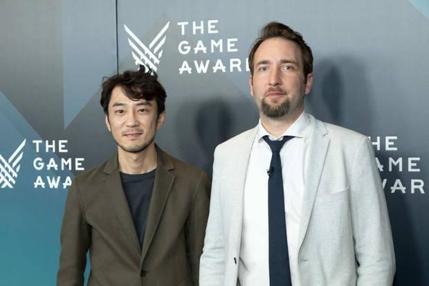 Brendan Greene y Chang-Han Kim en la gala de los Game Awards 2017, cuando fue premiado el juego.