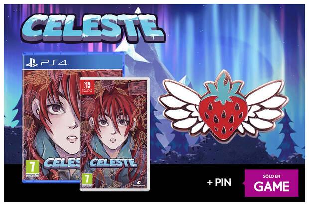 Celeste en versin fsica en GAME con pin de regalo exclusivo