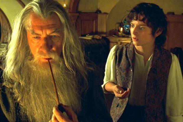 Gandalf y Frodo El Señor de los Anillos