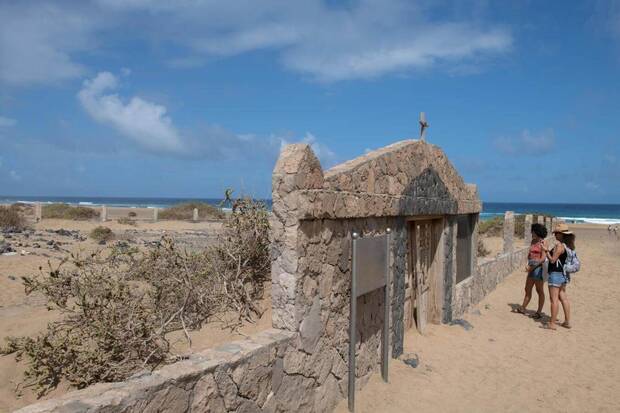 Cementerio de la aldea de Cofete en Fuerteventura