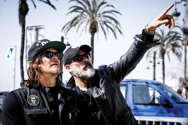 Norman Reedus y Jeffrey Dean Morgan en España
