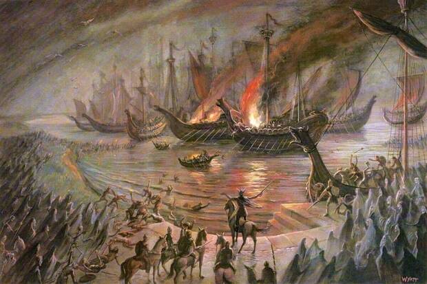 Mayores hazaas de Aragorn en El Seor de los Anillos antes de unirse a la Comunidad - Derrotar a los corsarios de Umbar