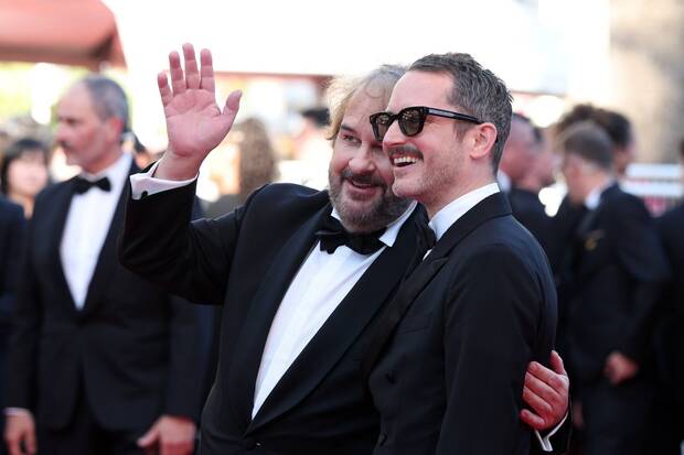 Elijah Wood y Peter Jackson
