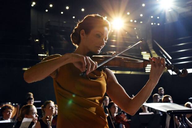 La violinista Paavo