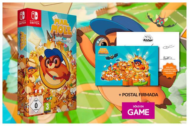 Mail Mole Collector's Edition en GAME con postal doble cara de regalo