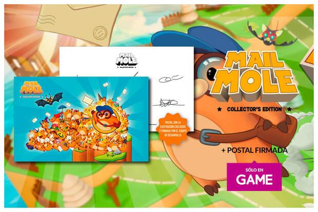 Mail Mole Collector's Edition en GAME con postal doble cara de regalo