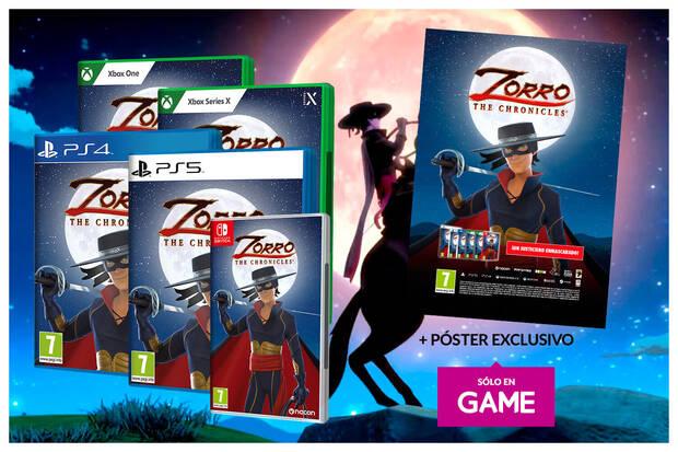 El Zorro Chronicles resérvalo en GAME y llévate un póster de regalo