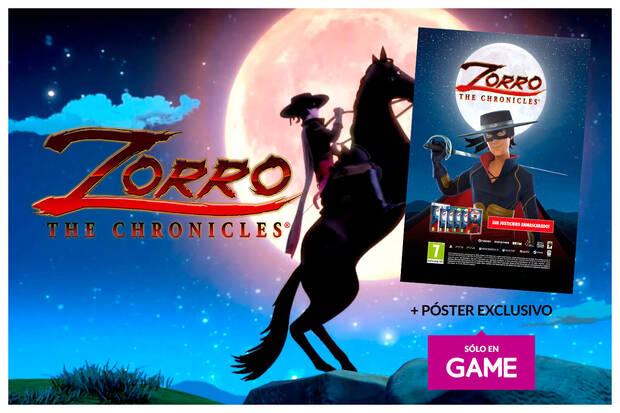 El Zorro Chronicles resérvalo en GAME y llévate un póster de regalo