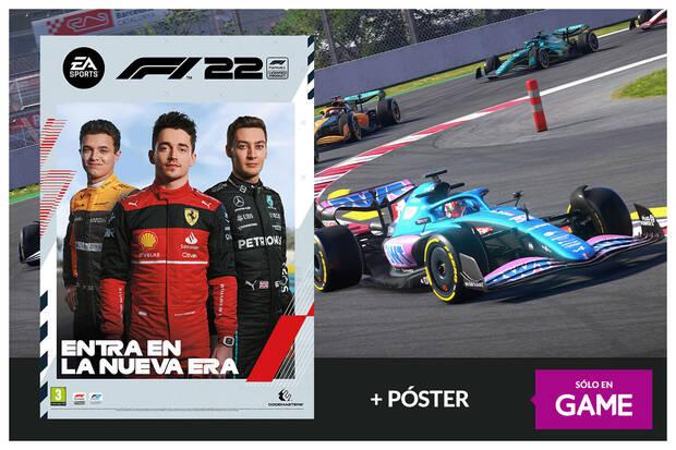 Reserva F1 22 en GAME con regalo de pster y DLC gratis