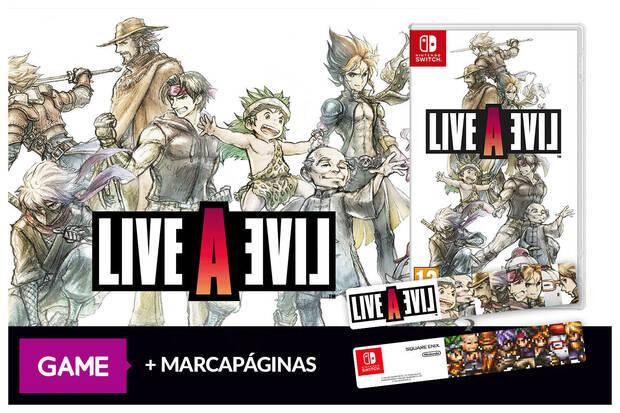 Reserva Live a Live en GAME y consigue un marcapáginas exclusivo