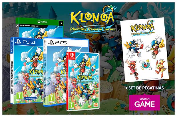 Reserva Klonoa: Phantasy Reverie Series en GAME con pegatinas exclusivas