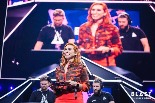 Lara Smirnova durante la Blast Pro Series de Madrid.