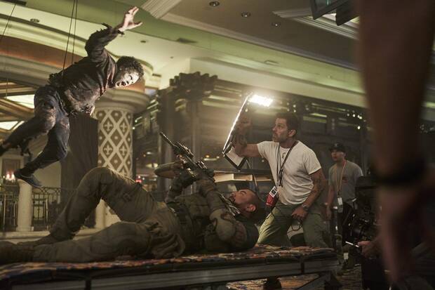 Zack Snyder filming Army of the Dead