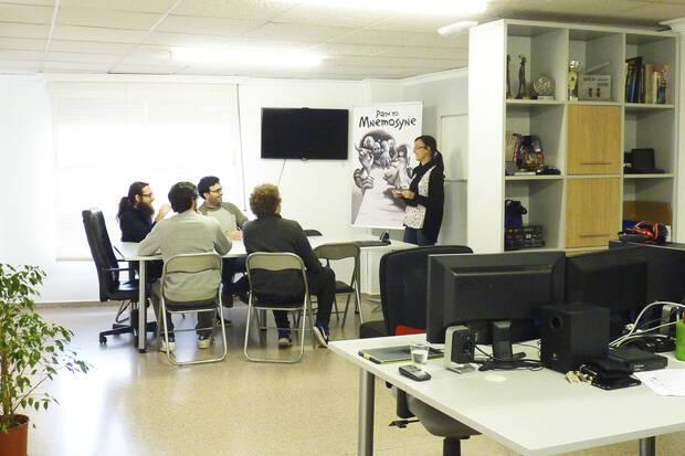 El equipo de Devilish durante el desarrollo de 'Path to Mnemosyne'.