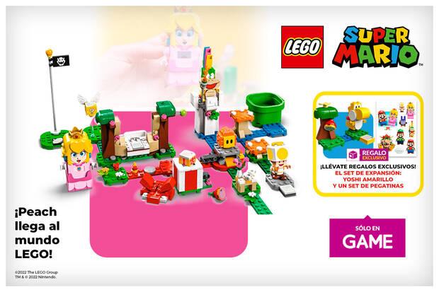 Reserva en GAME el Lego Super Mario: Pack inicial de aventuras con Peach y sus expansiones con regalos