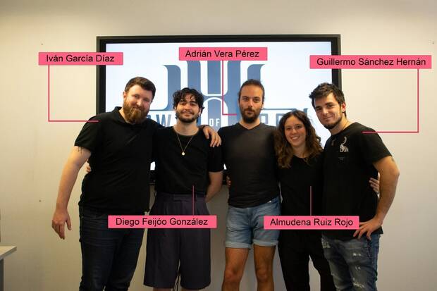 El equipo de arte de 'Howl of Iron'.