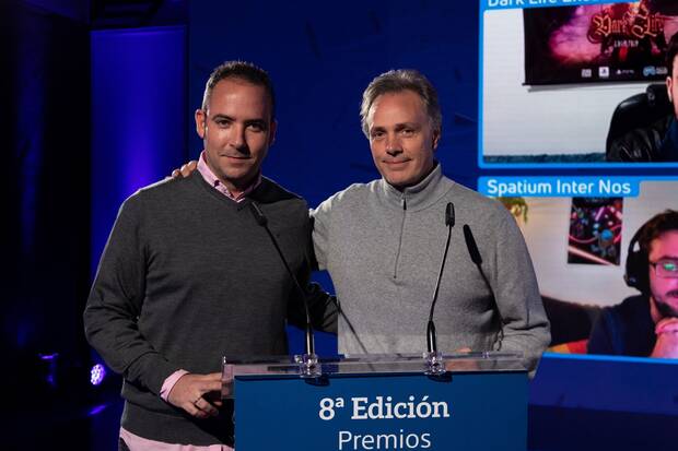 Yeste y Huguet en los Premios PlayStation de 2021.
